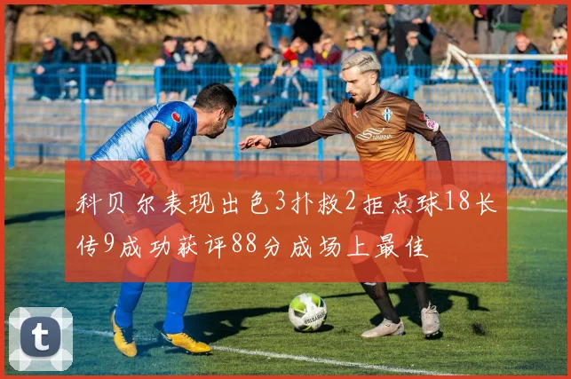 科贝尔表现出色3扑救2拒点球18长传9成功获评88分成场上最佳