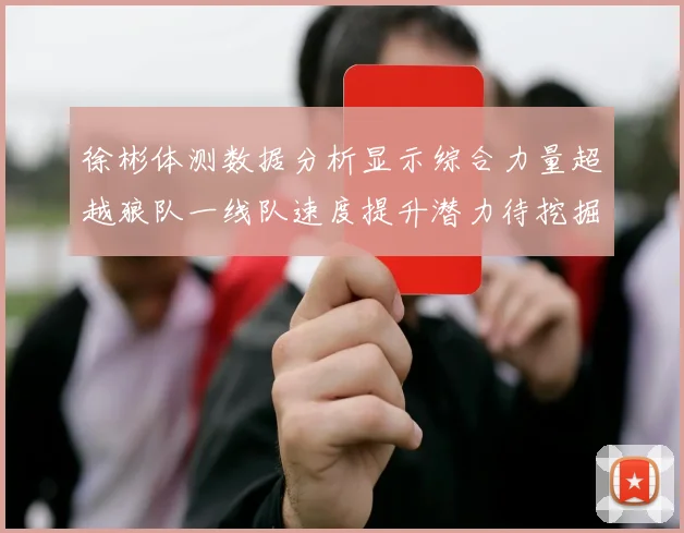 徐彬体测数据分析显示综合力量超越狼队一线队速度提升潜力待挖掘